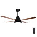 VENTILADOR DE TETO COM LUZ, 52 POLEGADAS, 4 LÂMINAS, 6 VELOCIDADE