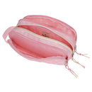 ESTOJO ESCOLAR PEPE JEANS HOLI COM ZIPER TRIPLO COR DE ROSA C/ ZI