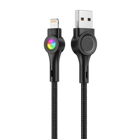 CABO USB PARA LIGHTNING 1.2M (PRETO)