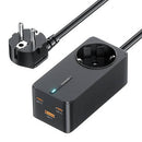 TOOCKI CARREGADOR 2C+A+AC, 1.5M, GAN 67W PRETO