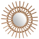 ESPELHO ´´SUN´´ RATAN Ø30CM