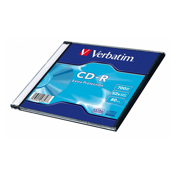 VERBATIM CD-R 52X 700MB 80MIN EXTRA PROT CD UNITARIO