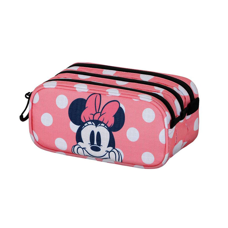 ESTOJO COM 3 BOLSOS FAN 2.2 MINNIE MOUSE CLOSER. 2,5 L. KARACTERM