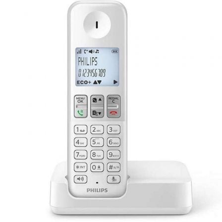 TELEFONE SEM FIOS PHILIPS D2501W34 BRANCO