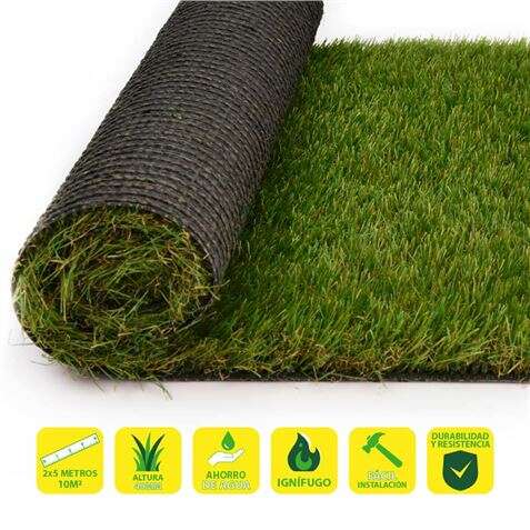 RELVA ARTIFICIAL SUNGARDEN CESPED ARTIFICIAL 2X5M - 40MM