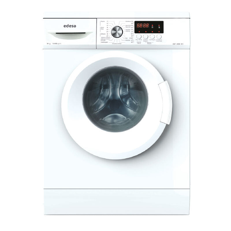 MÁQUINA DE LAVAR ROUPA EDESA EWF8400WH( 1400 RPM - 8 KG - BRANCO