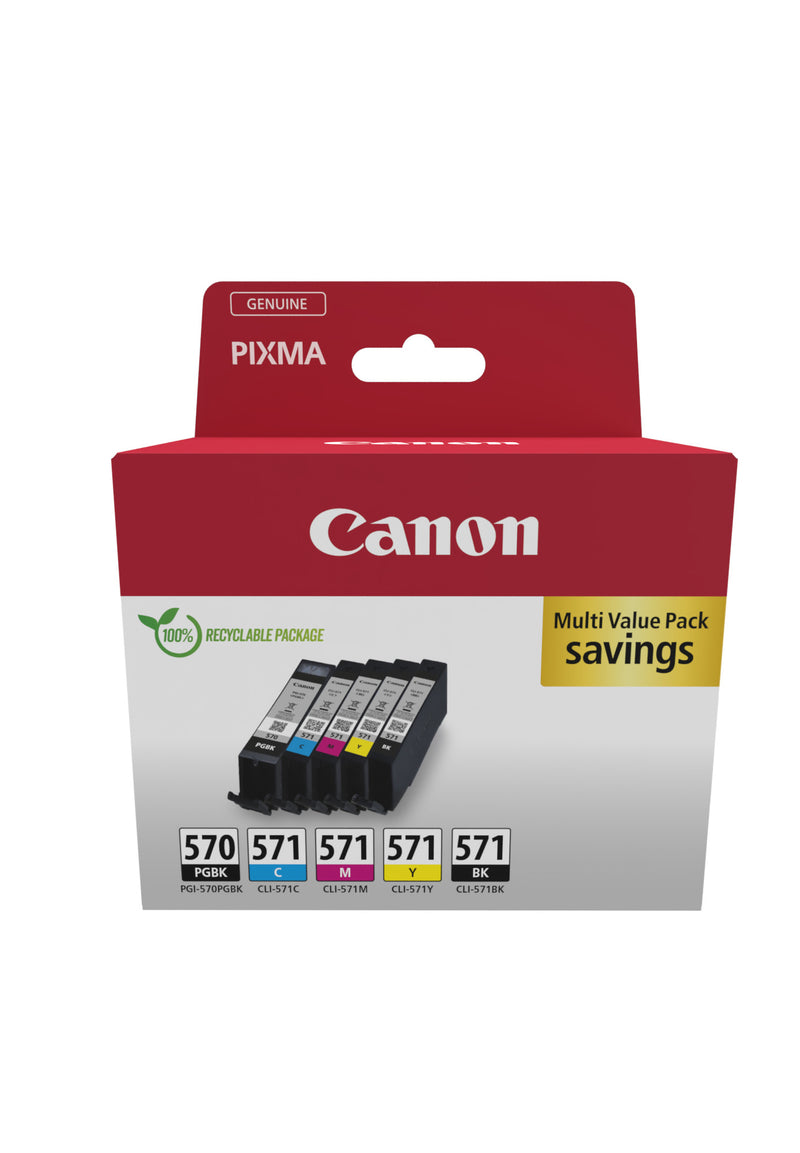 Canon 0372C006 tinteiro 5 unidade(s) Original Preto, Ciano, Magen