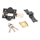 TRINCO DE SOBREPOSIÇÃO CRR08 86B/50MM PINTADO CINZENTO COM CHAVES