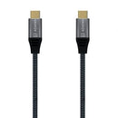 AISENS A107-0629 cabo USB 2 m USB 2.0 USB C Cinzento