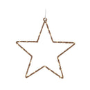 LUZ LED DECORATIVA ESTRELA INTERIOR 38 X 38 CM