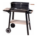 BARBECUE RETANGULAR DE CARBONO 54X34X6.5CM