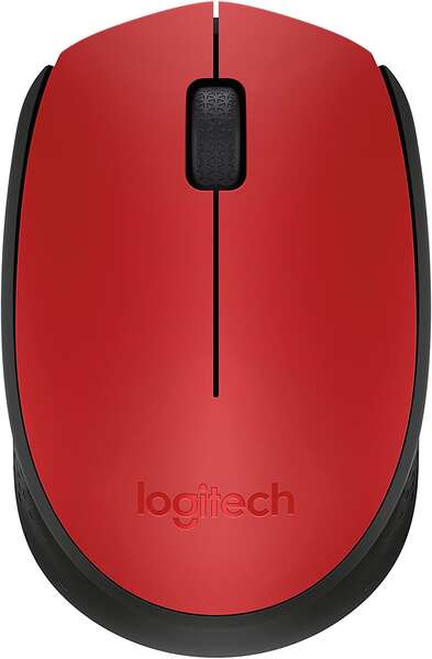 Logitech M171 Red-K rato Ambidestro RF Wireless Ótico 1000 DPI