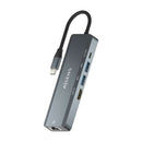 AISENS ASUC-5P011-GR base & duplicador de portas Com fios USB 3.2