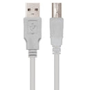 Nanocable 10.01.0104 cabo USB 3 m USB 2.0 USB A USB B Bege