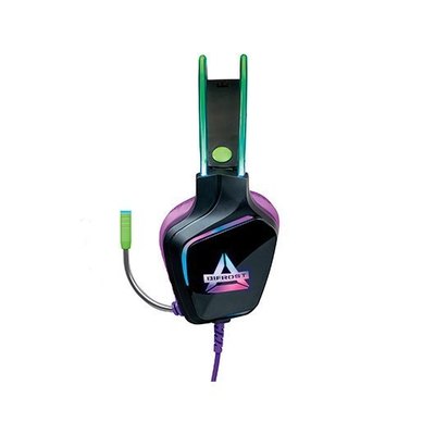 AURICULARES GAMING COM MICROFONE FR-TEC BIFROST JACK 3.5 PURPURA