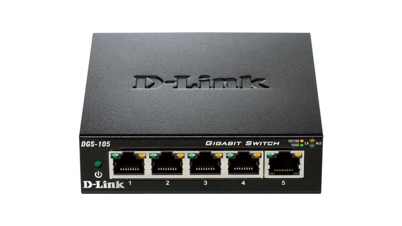 D-Link DGS-105 Não-gerido L2 Gigabit Ethernet (10/100/1000) Preto