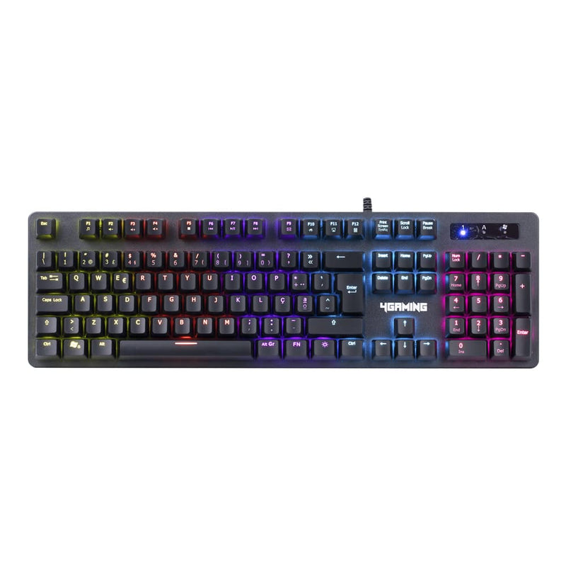 TECLADO MECANICO GAMING 4GAMING MESH RGB