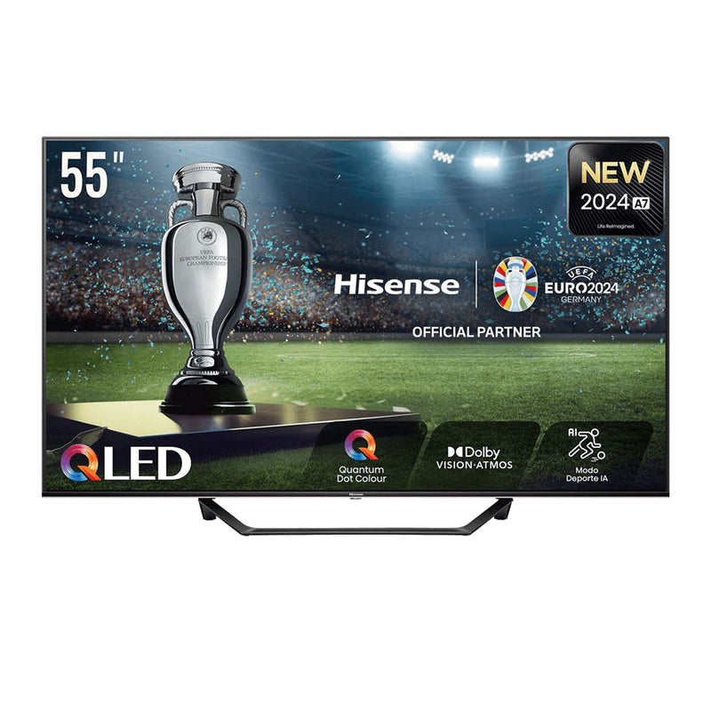 TV HISENSE 55A7NQ( 55" - 140 CM - QLED UHD 4K  - SMART TV VIDAA