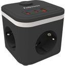 REGLETA CON INTERRUPTOR FELLOWES 3 TOMAS DE CORRIENTE 1 USB - 2 U