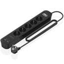 REGLETA CON INTERRUPTOR AISENS ASPS-2A2C15-BK 5 TOMAS DE CORRIENT