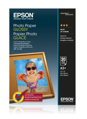 PHOTO PAPER GLOSSY A3+ 20 SHEETS