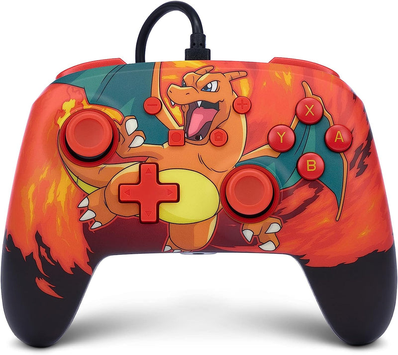 MANDO POWER A SWITCH ENHANCED CON CABLE CHARIZARD