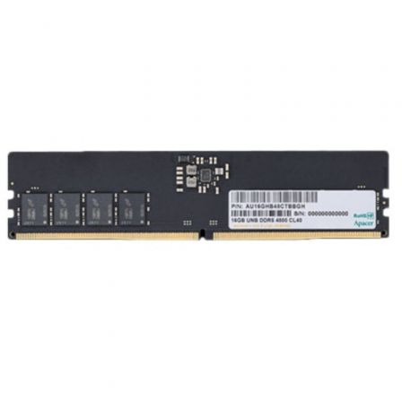 MEMORIA RAM APACER AU16GHB56CVBBGH 16GB DDR5 5600MHZ 1.1V CL46 DI