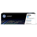HP Toner LaserJet Original 203X Ciano de elevado rendimento