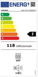 GARRAFEIRA 107 GARRAFAS LIEBHERR WPSD 4652