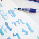 BLÍSTER COM 1 PINCEL RECARREGÁVEL WATER BRUSH + 5 LÁPIS AQUARELA