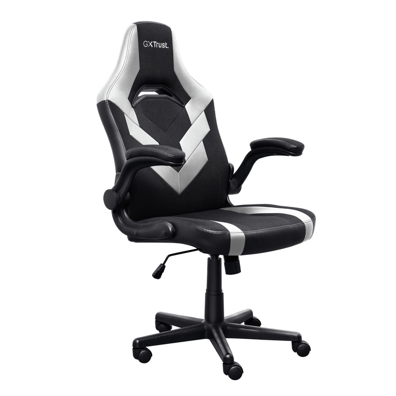 CADEIRA GAMING TRUST GXT703W RIYE PRETA E BRANCA