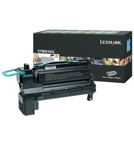 Lexmark C792X1KG toner 1 unidade(s) Original Preto