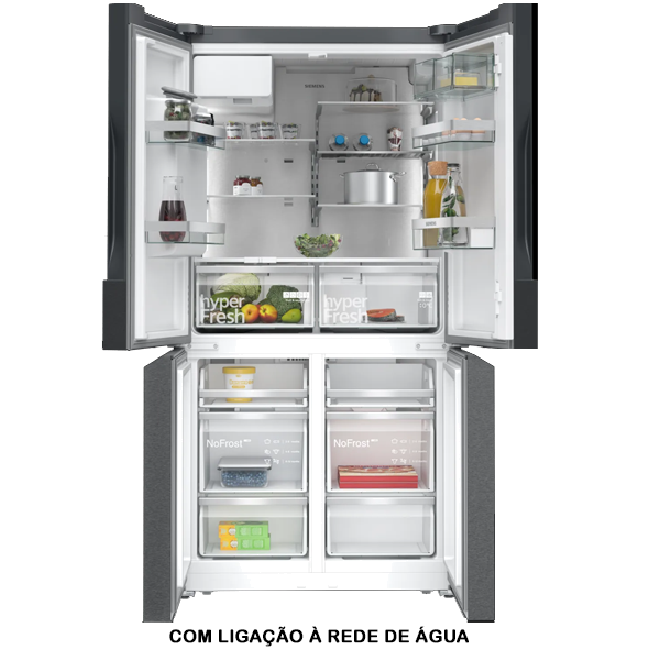 SIEMENS - SIDE BY SIDE FRENCH DOOR IQ500 KF96DAXEA