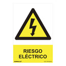 SINAL PERIGO ´´RIESGO ELECTRICO´´ (PVC 0.7MM) 30X40CM NORMALUZ