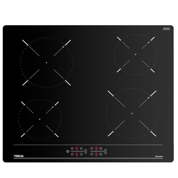 Teka IBC 64000 TTC Preto Embutido 60 cm Placa com zona de indução