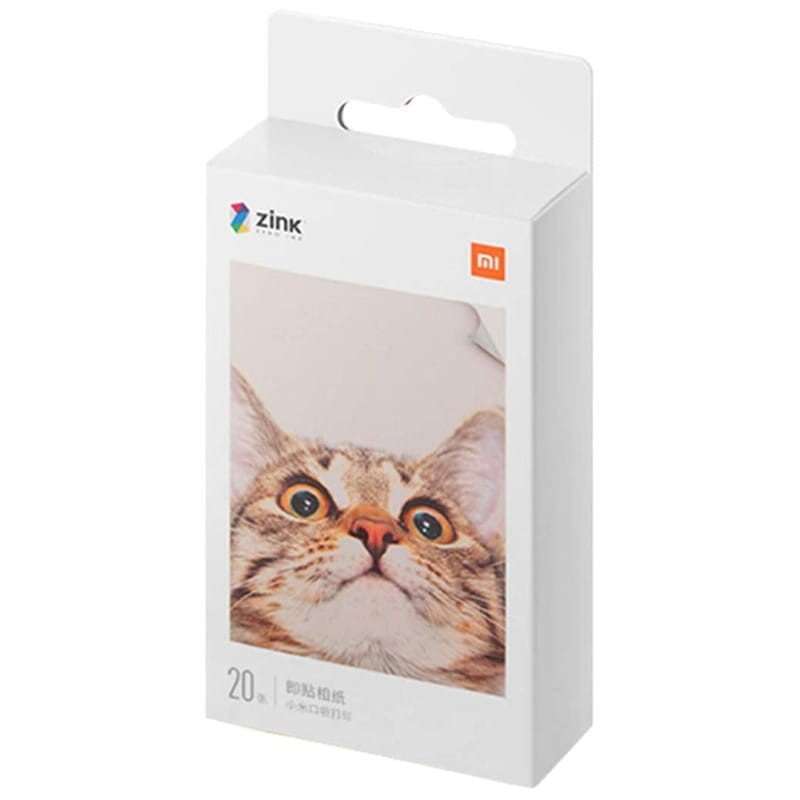 PAPEL XIAOMI PARA MI PORTABLE PHOTO PRINTER PAPER (2X3", 20 FOLHA