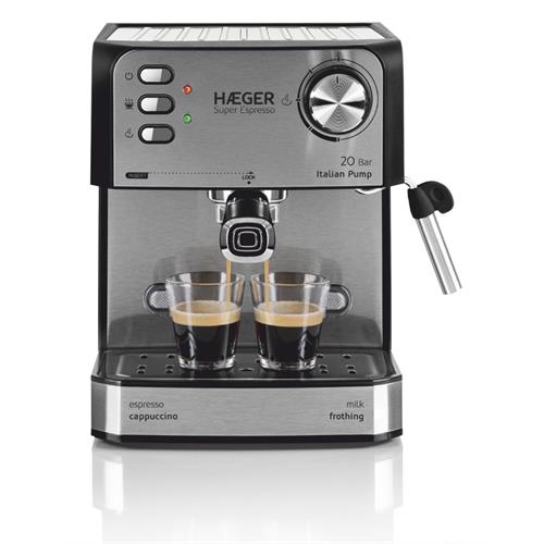 HAEGER MAQUINA CAFE EXPRESSO 20BAR CAFE MOIDO/PASTILHA