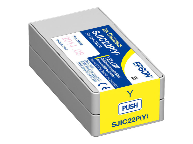 Epson SJIC22P(Y) tinteiro 1 unidade(s) Original Amarelo