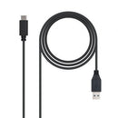 Nanocable USB 3.1, 1m cabo USB USB 3.2 Gen 2 (3.1 Gen 2) USB C US