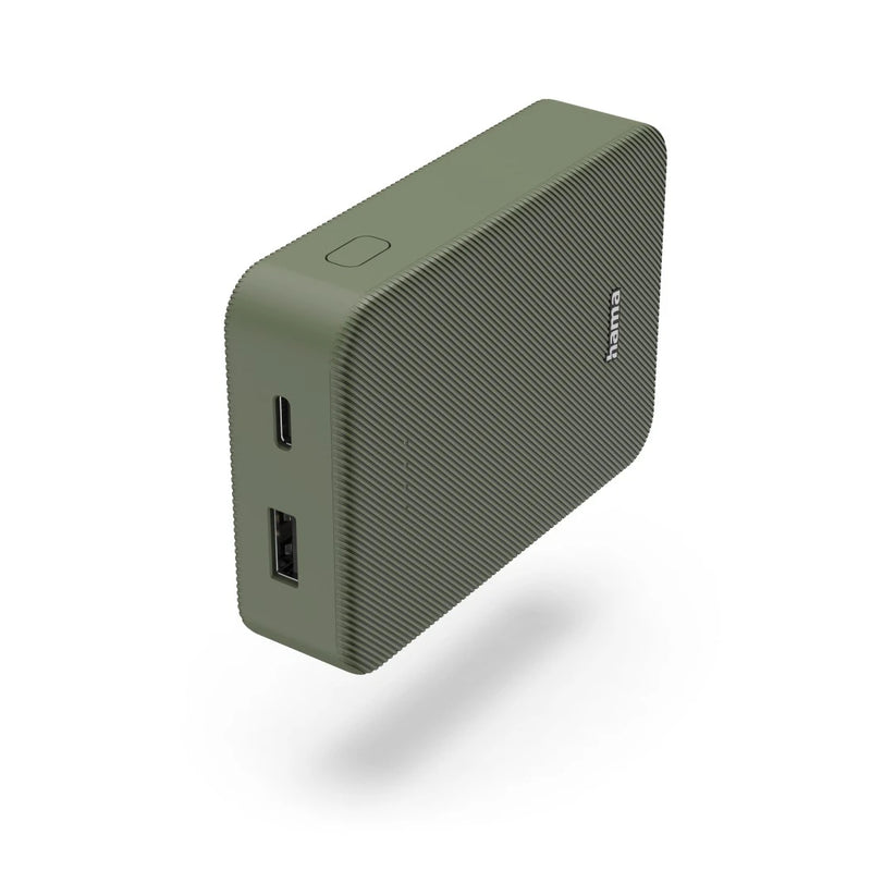 POWERBANK POWER PACK HAMA "COLOR 10", 10000MAH, VERDE - 201713