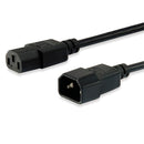 Equip 112100 cabo de energia Preto 1,8 m Acoplador C13 Acoplador