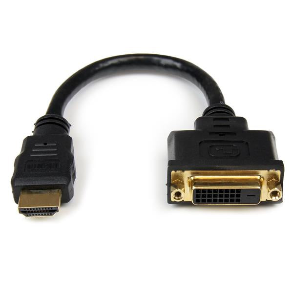 StarTech.com Adaptador Cabo de Vídeo HDMI para DVI-D 20 cm - HDMI