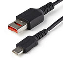 StarTech.com USBSCHAC1M cabo USB 1 m USB 2.0 USB A USB C Preto