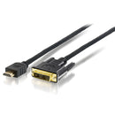 EQUIP ADAPTADOR  HDMI-DVI DIGITAL 5.0M MM HQ PRETO
