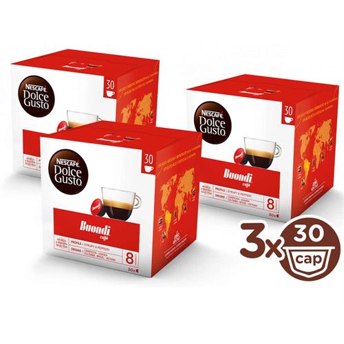 CÁPSULAS DE CAFÉ DOLCE GUST EXPRESSO BUONDI ( 90 CÁPSULAS  - UM B