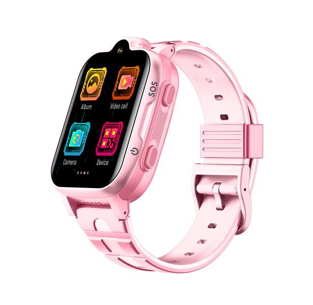 SMARTWATCH DCU 4G NIÑOS GPS+LBS+AGPS+WIFI ROSA