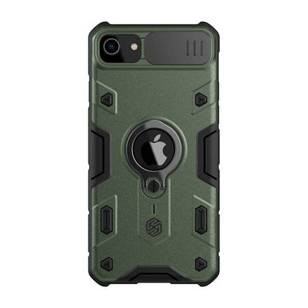 NILLKIN CAMSHIELD ARMOR CASE FOR IPHONE SE (GREEN)