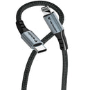 VERBATIM CABO USB-C 60W PARA LIGHTNING 480MBPS NYLON BLACK 1.20MT