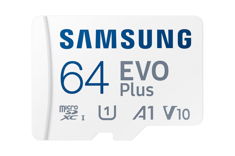 MICROSD SAMSUNG 64GB EVO PLUS UHS-I SDHC U1 V10 A1 CADAPTADOR