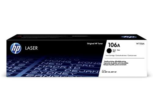 HP Toner Laser Original 106A Preto